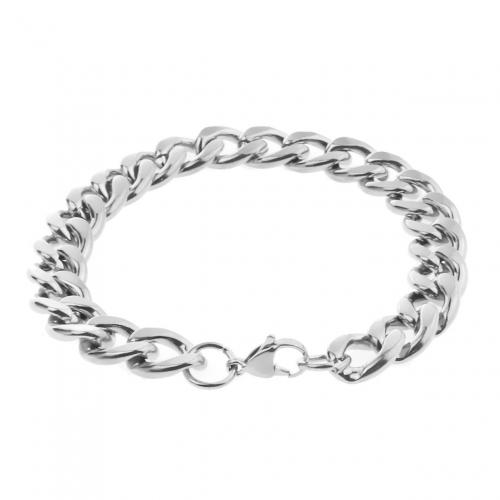 Stainless Steel Chain Bracelets, 304 Stainless Steel, fashion jewelry & Unisex 