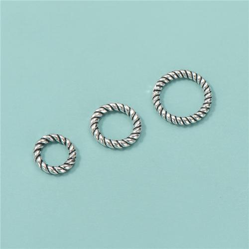 Sterling Silber Linking Ring, 925er Sterling Silber, Kreisring, Vintage & DIY & verschiedene Größen vorhanden, verkauft von PC