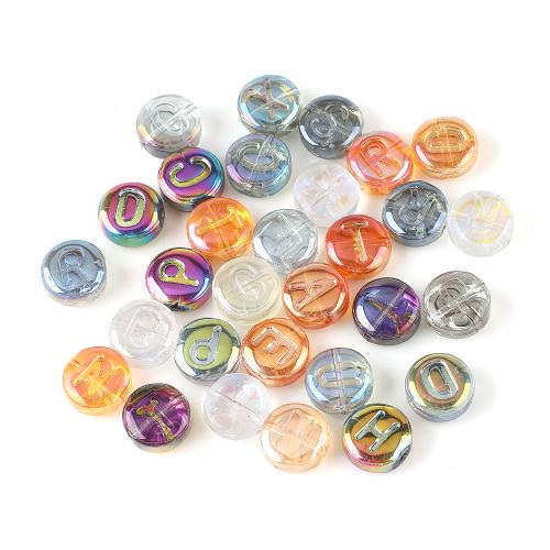 Handgefertigte Lampwork Perlen, plattiert, gemischtes Muster & DIY, gemischte Farben, 10mm, ca. 100PCs/Tasche, verkauft von Tasche