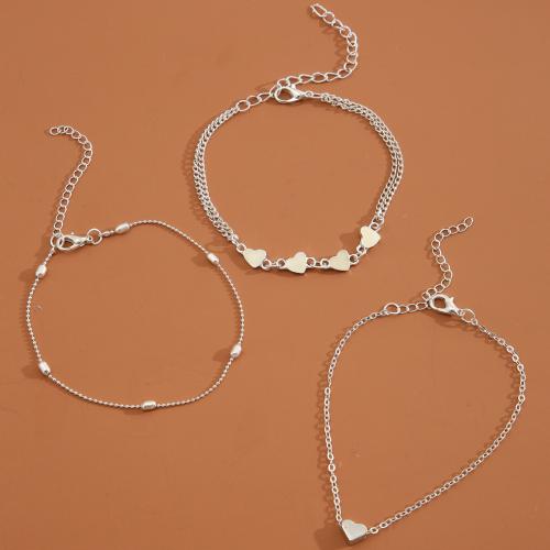 Zinc Alloy Anklet, fashion jewelry & for woman 