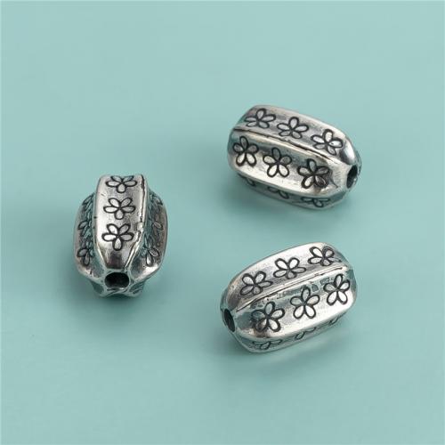 Sterling Silver Spacer Beads, 925 Sterling Silver, Star Fruit, vintage & DIY & with flower pattern Approx 2.5mm 