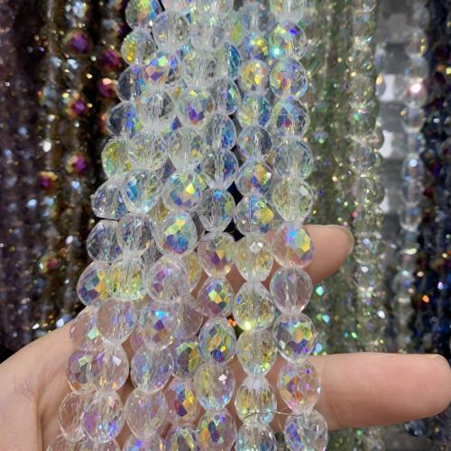 Perles de verre de miracle, DIY & facettes, plus de couleurs à choisir, 10mm, Environ Vendu par brin