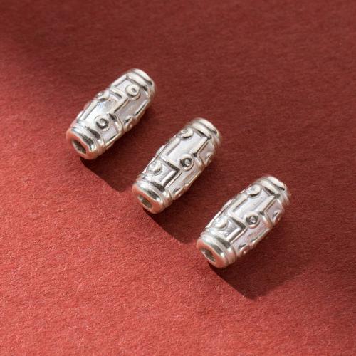 Sterling Silver Spacer Beads, 925 Sterling Silver, Antique finish, DIY, silver color Approx 2.9mm 