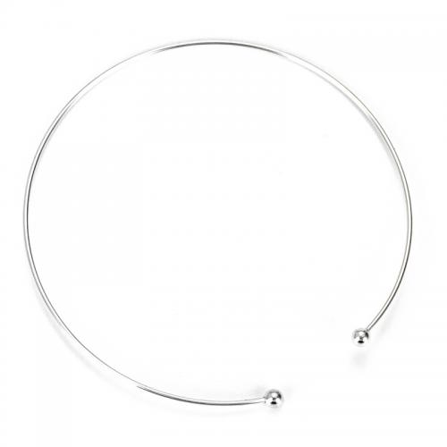 925 Sterling Silver Bangle Wire, plated, DIY & open Inner Approx 60mm 