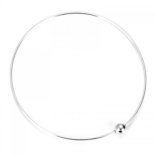 925 Sterling Silver Bangle Wire, plated, DIY Inner Approx 55mm 