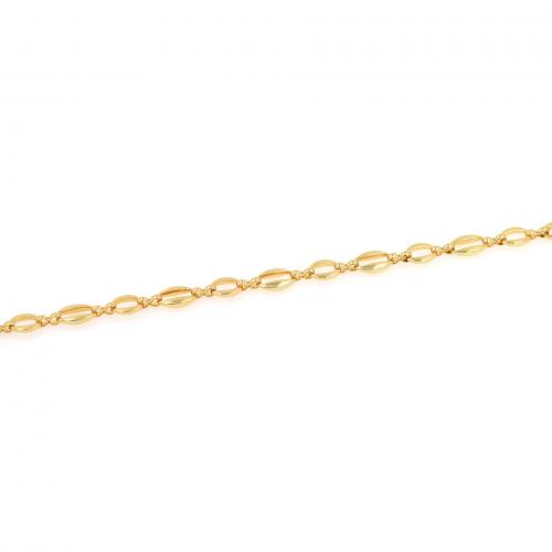 Handmade Brass Chain, 18K gold plated, fashion jewelry & DIY, 8mm 