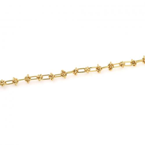 Handmade Brass Chain, 18K gold plated, fashion jewelry & DIY, 6.5mm 