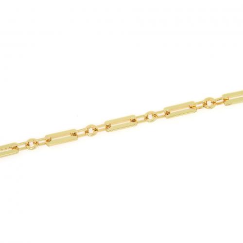 Handmade Brass Chain, 18K gold plated, fashion jewelry & DIY, 7mm 