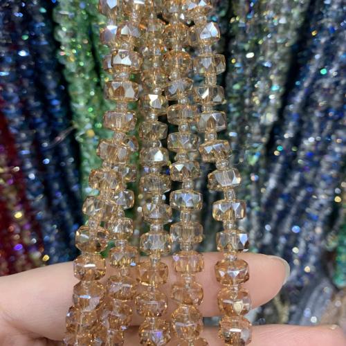 Plaqué Perles de verre, DIY, plus de couleurs à choisir, 8mm, Environ Vendu par brin