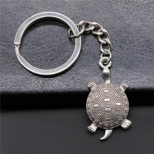 Zinc Alloy Key Chain Jewelry, with Iron, Turtle, plated, fashion jewelry 