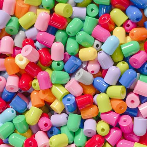 Solid Color Acrylic Beads, stoving varnish, DIY Approx 2.8mm, Approx 