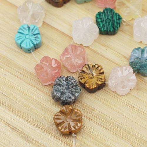 Mixed Gemstone Beads, Flower, DIY, mixed colors 