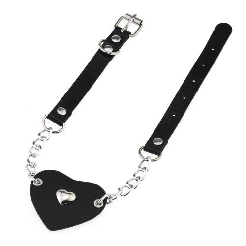 PU -Schnur-Halskette, PU Leder, mit Zinklegierung, plattiert, Modeschmuck & unisex, keine, Länge:ca. 47 cm, verkauft von PC[
