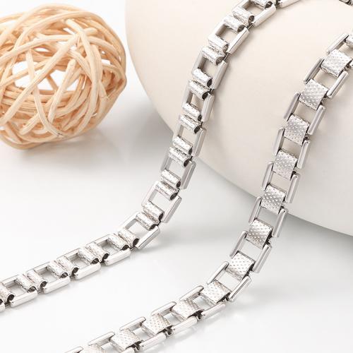 Stainless Steel Box Chain, 304 Stainless Steel, DIY [