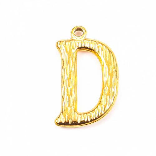 Stainless Steel Letter Pendant, 304 Stainless Steel, Alphabet Letter, high quality plated, DIY 