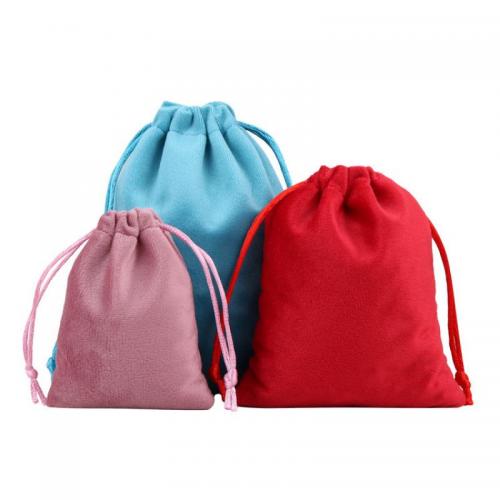 ベルベットのギフト袋, 綿ビロード, 異なるサイズの選択, 無色, 売り手 パソコン
