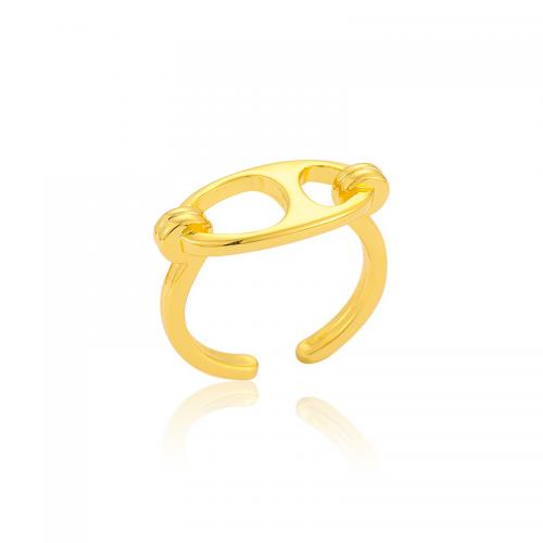 Brass Finger Ring, gold color plated, fashion jewelry & for woman, cuff finger ring diameter about 2.1cm 