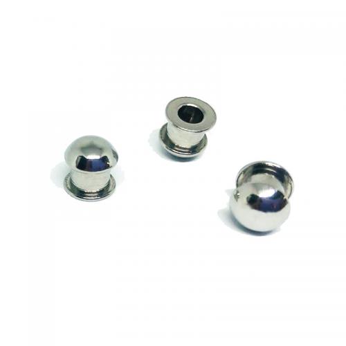 Stainless Steel End Caps, 304 Stainless Steel, plated, DIY, original color 