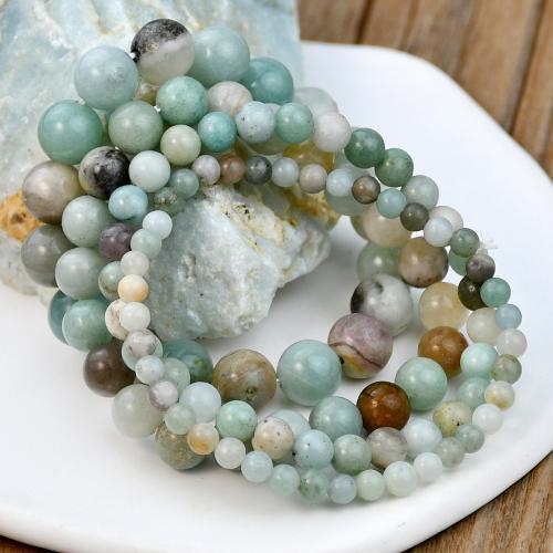 Gemstone Bracelets, ​Amazonite​, with Elastic Thread, handmade, fashion jewelry & for woman Approx 7.48 Inch 