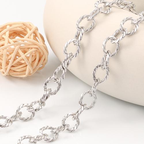Stainless Steel Chain Jewelry, 304 Stainless Steel, electrolyzation, DIY 