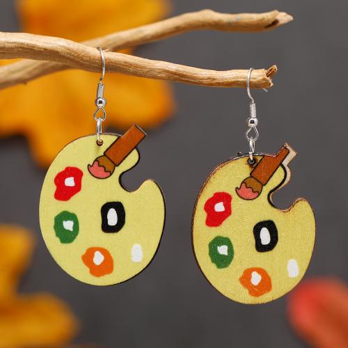 Wood Earring, fashion jewelry & for woman 