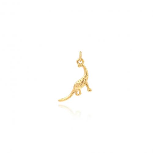 Animal Brass Pendants, Giraffe, 18K gold plated, fashion jewelry & DIY 