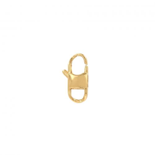 Brass Lobster Claw Clasp, 18K gold plated, fashion jewelry & DIY 