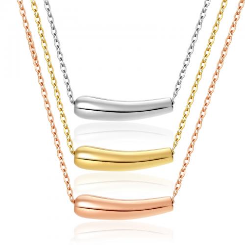 Titan Schmuck Halskette, Titanstahl, mit Verlängerungskettchen von 5CM, Aubergine, plattiert, Modeschmuck & für Frau, keine, 20x5mm, Länge:50 cm, verkauft von PC