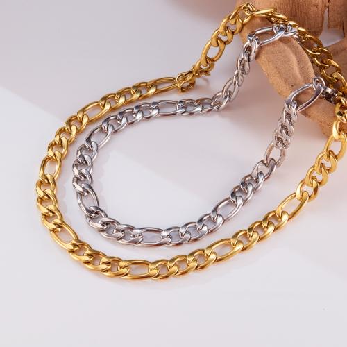 Stainless Steel Chain Necklace, 304 Stainless Steel, plated, fashion jewelry & for man mm Approx 480 mm 