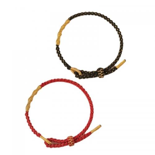 Cotton Cord Bracelet, handmade, Unisex & braided & adjustable Approx 6-8 Inch 