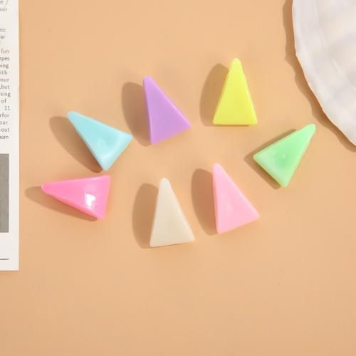Candy Style Acrylic Beads, Triangle, DIY, mixed colors 