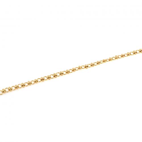 Handmade Brass Chain, 18K gold plated, fashion jewelry & DIY, 7mm 