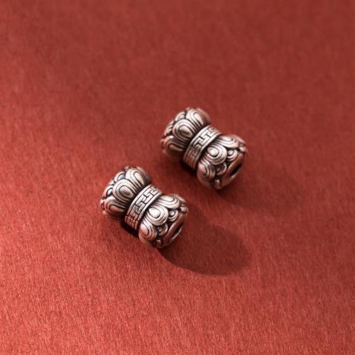 Sterling Silver Spacer Beads, 925 Sterling Silver, Antique finish, DIY Approx 2.9mm 