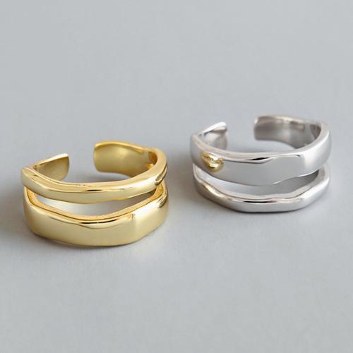 Brass Finger Ring, plated, Double Layer & fashion jewelry & for woman Diameter :17mm, width :9mm. 
