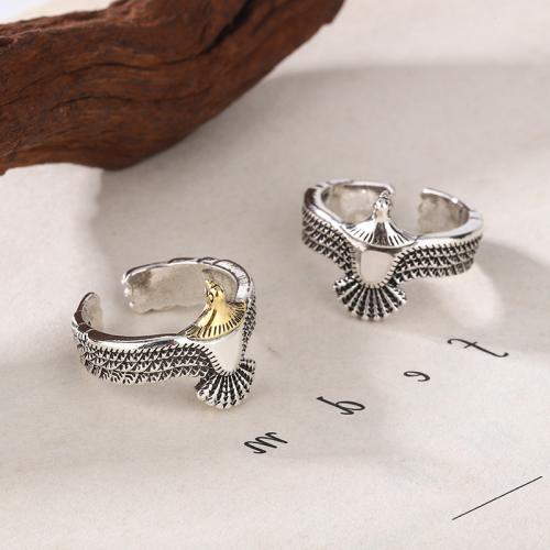 Brass Finger Ring, Eagle, plated, fashion jewelry & for woman Diameter :17mm, width :16mm. 