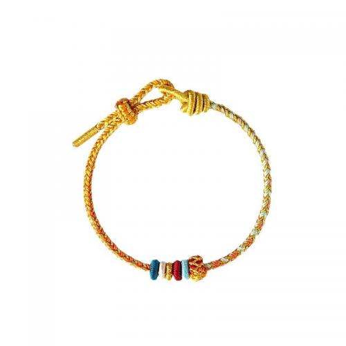 Cotton Cord Bracelet, handmade, folk style & Unisex & braided Approx 6-8 Inch 