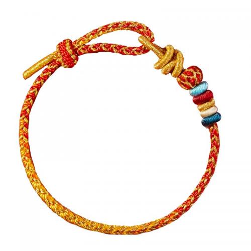 Cotton Cord Bracelet, handmade, folk style & Unisex & braided Approx 6-8 Inch 