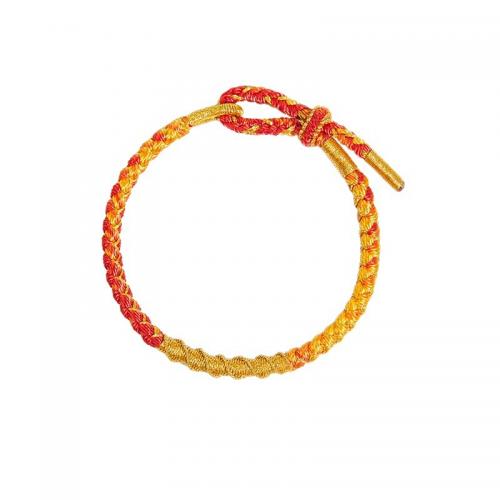 corde de coton bracelet, fait à la main, style folk & unisexe & tressé, plus de couleurs à choisir Environ 6-8 pouce, Vendu par PC