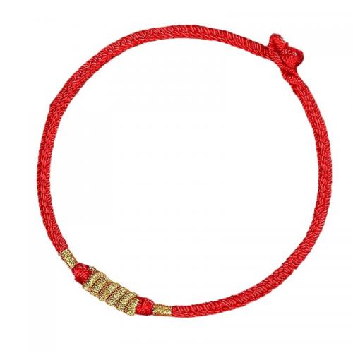 corde de coton bracelet, fait à la main, style folk & unisexe & tressé & styles différents pour le choix, Vendu par PC