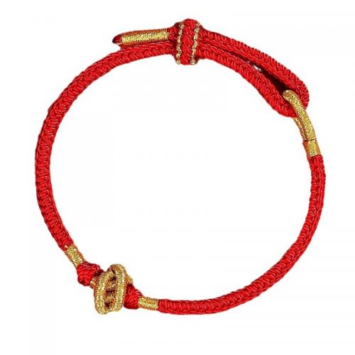 corde de coton bracelet, fait à la main, style folk & unisexe & tressé & styles différents pour le choix, Vendu par PC