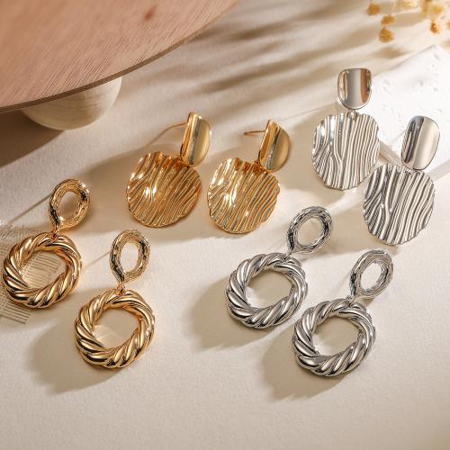 Brass Drop Earring, fashion jewelry & for woman 