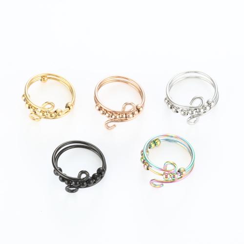 Титан Сталь палец кольцо, титан, ювелирные изделия моды & Мужская, Много цветов для выбора, продается PC