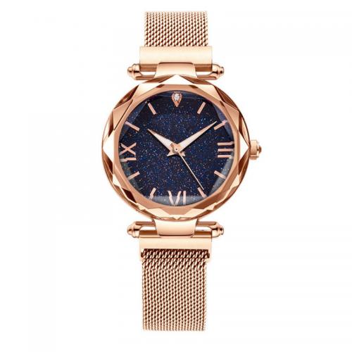 Women Wrist Watch, Zinc Alloy, with Glass & 304 Stainless Steel, fashion jewelry & Chinese movement & for woman 34mm, width :14mm, thickness :10mm. Approx 240 mm 