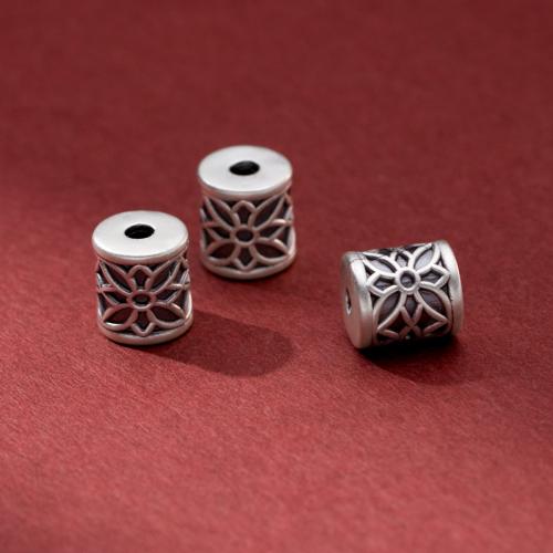 Sterling Silver Spacer Beads, 925 Sterling Silver, Antique finish, DIY, original color Approx 2.8mm 