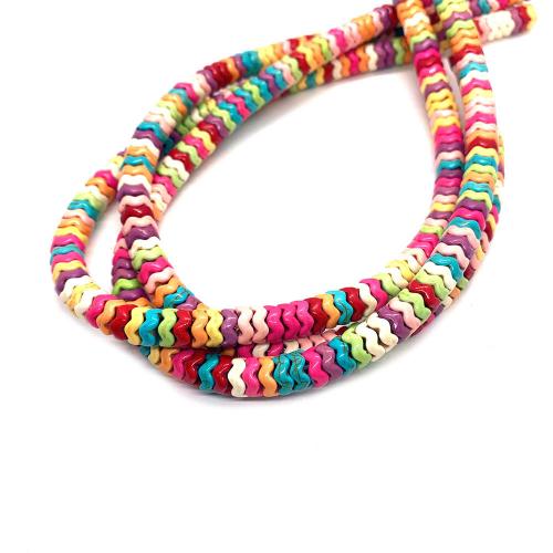Synthetische Türkis Perlen, DIY & verschiedene Größen vorhanden, farbenfroh, Länge:ca. 38 cm, verkauft von Strang