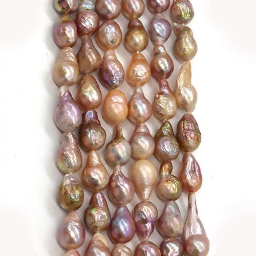 Perla Barroca Freshwater, Perlas cultivadas de agua dulce, Barroco, Bricolaje, Púrpura, Length:10-11mm, longitud:aproximado 38 cm, Vendido por Sarta