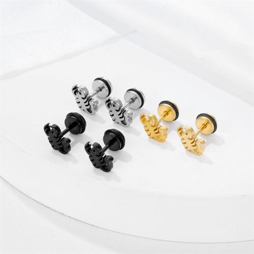 Titanium Steel Earrings, Scorpion, plated, fashion jewelry 