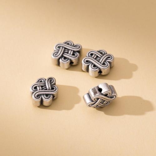 Sterling Silver Spacer Beads, 925 Sterling Silver, Antique finish, DIY, original color Approx 1.4mm 