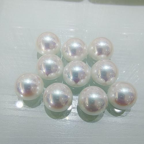 Resina de la manera Cabujones, perlas de resina, Cúpula, Bricolaje & diverso tamaño para la opción, Blanco, Vendido por UD