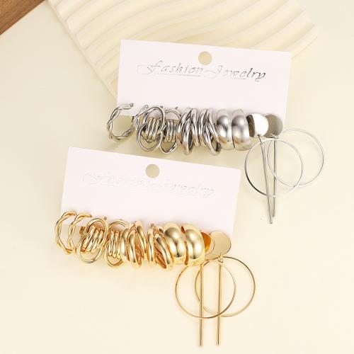 Zinc Alloy Drop Earring, plated, 5 pieces & fashion jewelry & for woman 